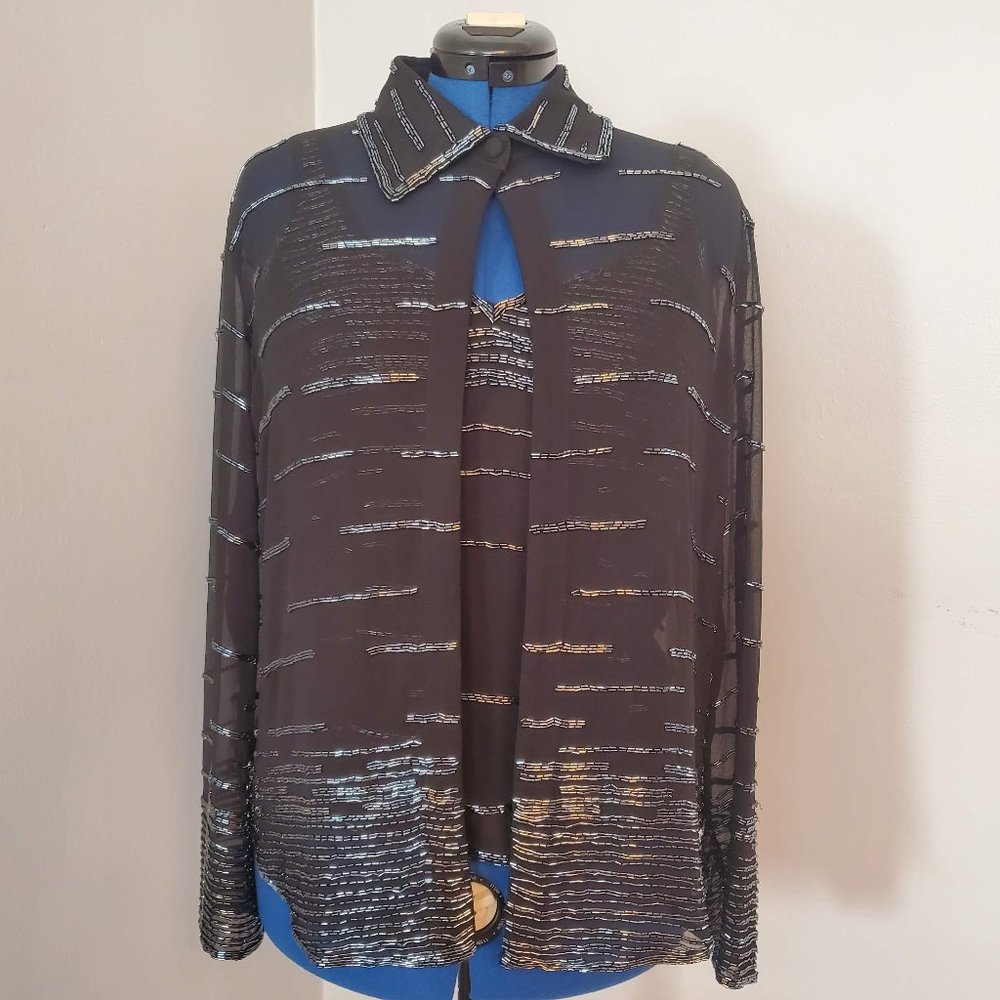 Sequin Blouse, size L